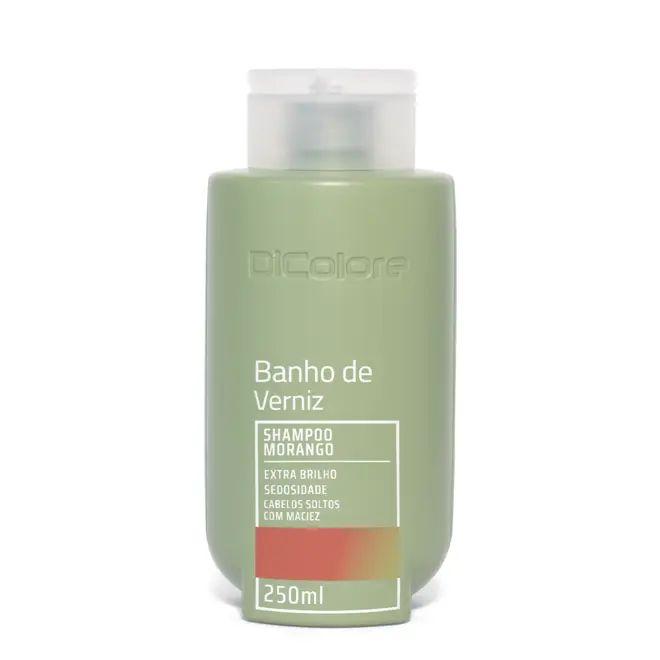Shampoo Brilho de Morango Banho de Verniz - 250ml  1