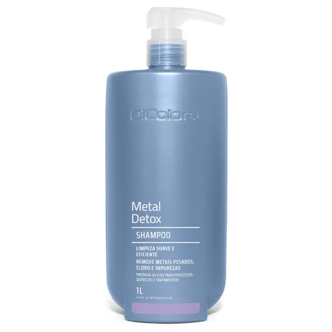 Shampoo para Limpeza de Metais Pesados Metal Detox - 1L  1