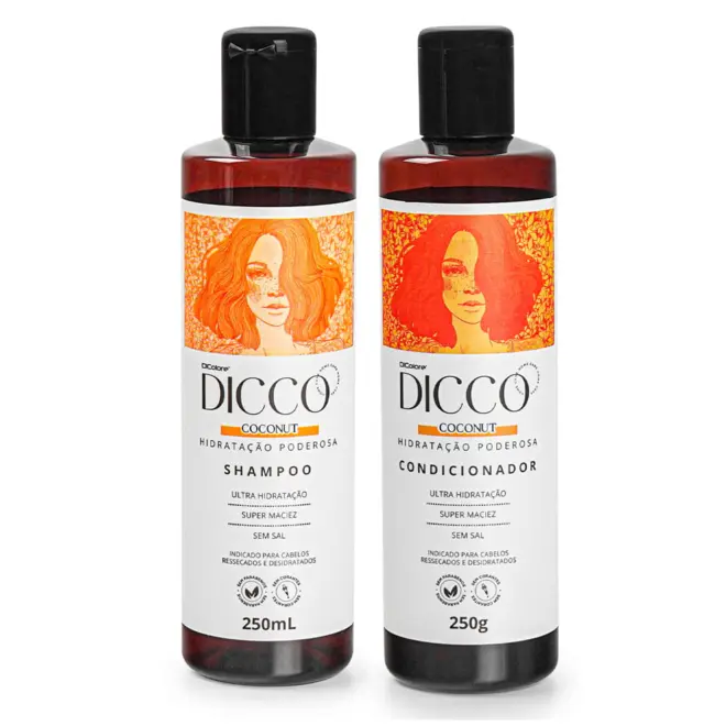 Coconut - Kit Hidratação para cabelos ressecados  1