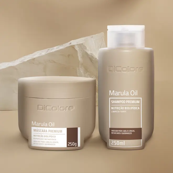 Shampoo Premium de Nutrição Marula Oil - 250ml  3