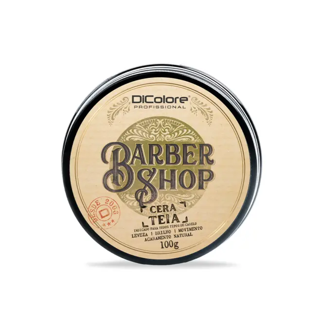 Cera Teia de Acabamento Natural Barber Shop - 100g  1
