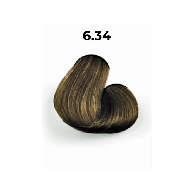 COLOR CREME 6.34 LOURO ESCURO DOURADO ACOBREADO - COLORAçÃO PERMANENTE 60G  1