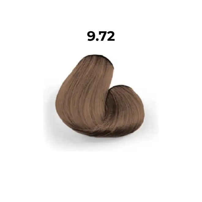 COLOR CREME 9.72 LOURO MUITO CLARO MARROM IRISADO - COLORAçÃO PERMANENTE 60G  1