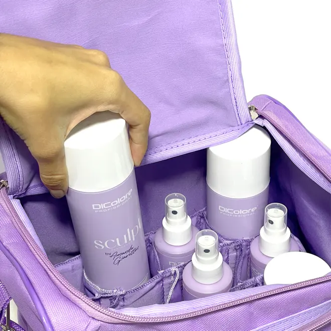 MALETA COM DIVISÓRIAS PARTA PENTEADOS - LINHA SCULPT  4