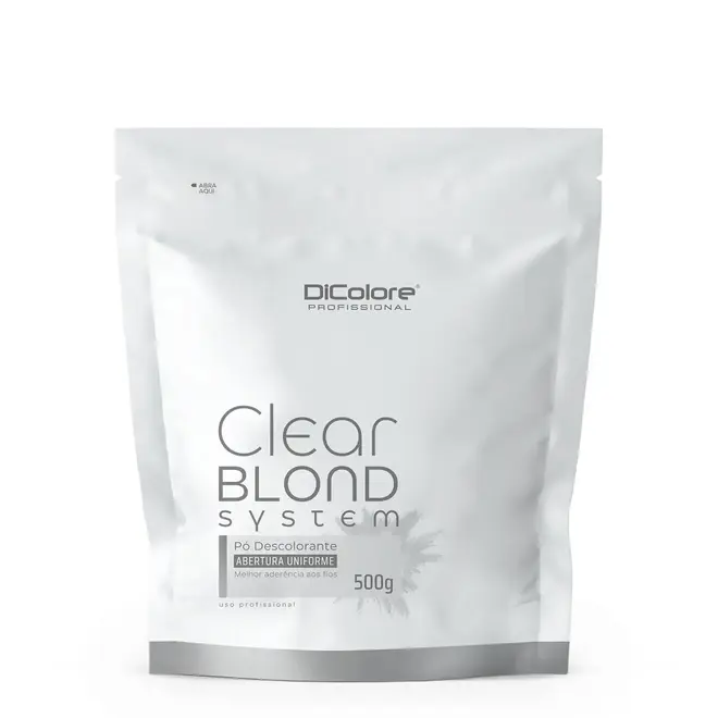 Pó Descolorante de Alta Performance Clear Blond System - 500g  1