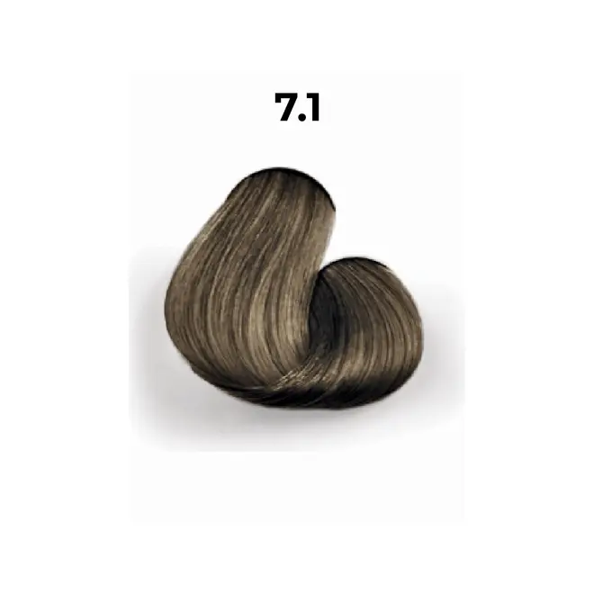 COLOR CREME PREMIUM 7.1 LOURO MÉDIO CINZA  - TINTURA SEM AMÔNIA 60G  2