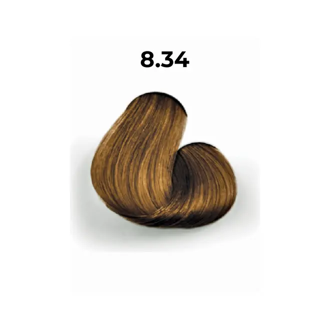 COLOR CREME 8.34 LOURO CLARO DOURADO ACOBREADO - COLORAçÃO PERMANENTE 60G  1