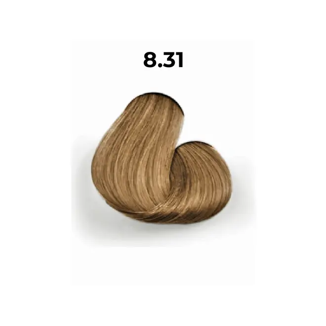 COLOR CREME 8.31 LOURO CLARO BEGE DOURADO - COLORAçÃO PERMANENTE 60G  1