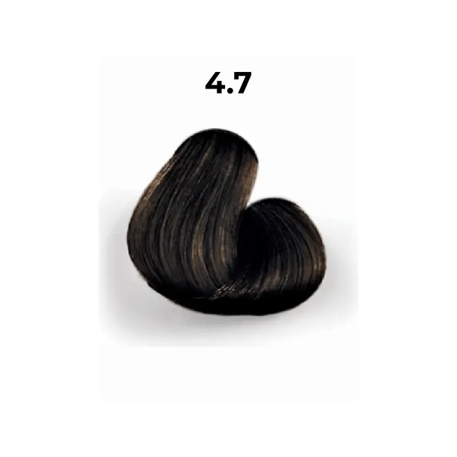 Color Creme 4.7 Castanho Médio Marrom - Coloração Permanente 60g  1