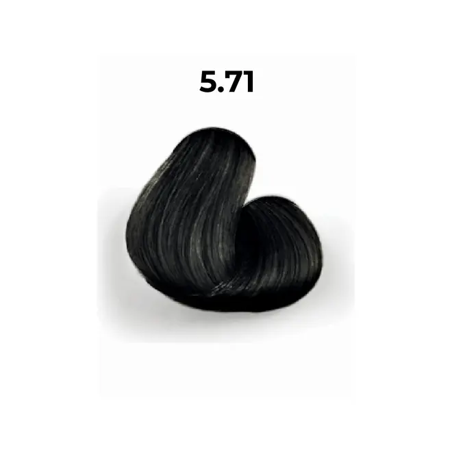 COLOR CREME 5.71 CASTANHO CLARO MARROM CINZA - COLORAçÃO PERMANENTE 60G  1