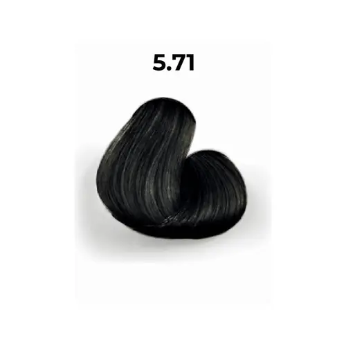 COLOR CREME 5.71 CASTANHO CLARO MARROM CINZA - COLORAçÃO PERMANENTE 60G