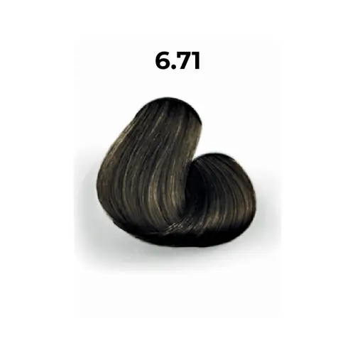 COLOR CREME 6.71 LOURO ESCURO MARROM CINZA - COLORAçÃO PERMANENTE 60G