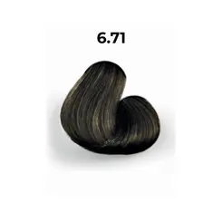 COLOR CREME 6.71 LOURO ESCURO MARROM CINZA - COLORAçÃO PERMANENTE 60G
