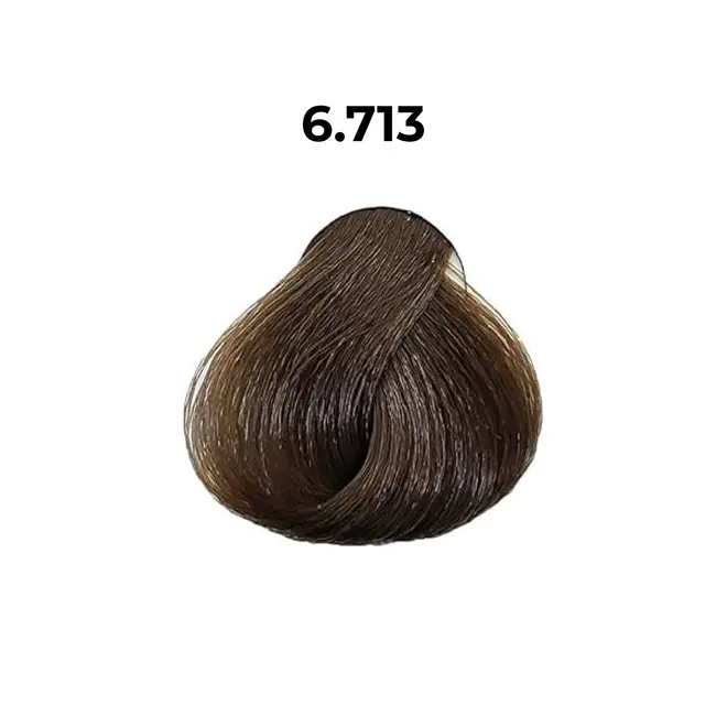 COLOR CREME 6.713 LOURO ESCURO MARROM MATE - COLORAçÃO PERMANENTE 60G  1
