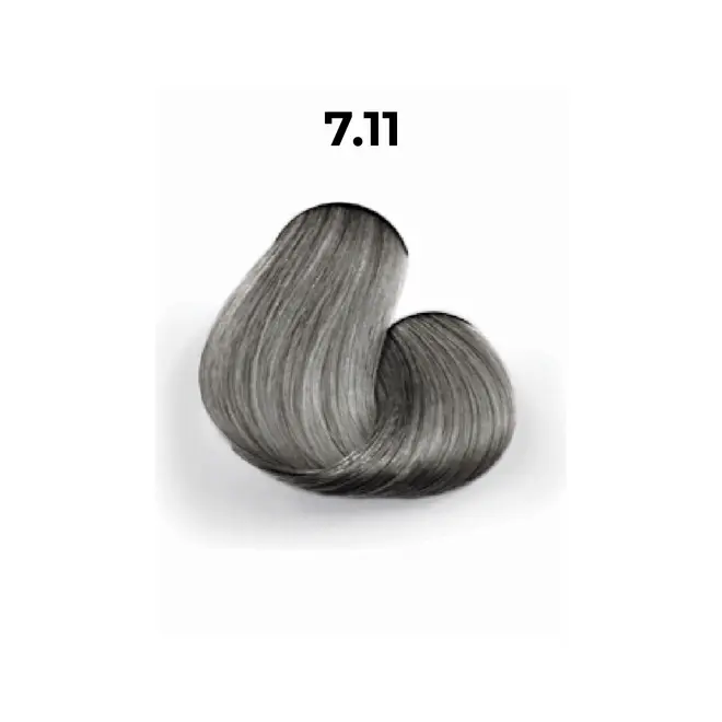 COLOR CREME 7.11 LOURO MÉDIO CINZA PROFUNDO - COLORAçÃO PERMANENTE 60G  1