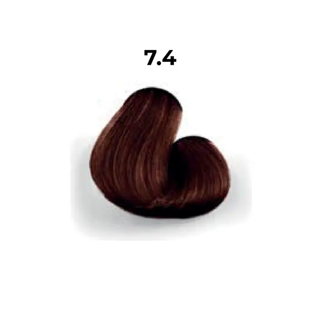 COLOR CREME 7.4 LOURO ACOBREADO - COLORAçÃO PERMANENTE 60G  1