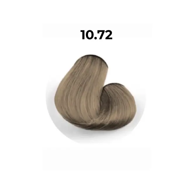 COLOR CREME 10.72 LOURO CLARÍSSIMO MARROM IRISADO - COLORAÇÃO PERMANENTE 60G  1