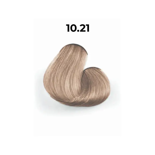 COLOR CREME 10.21 LOURO CLARÍSSIMO CHAMPANHE IRIZADO - COLORAÇÃO PERMANENTE 60G  1