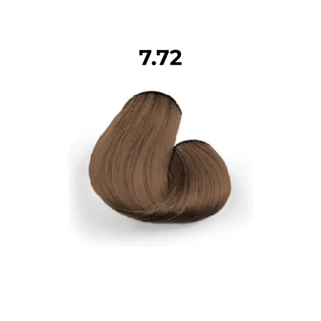 COLOR CREME 7.72 LOURO MÉDIO MARROM IRISADO - COLORAçÃO PERMANENTE 60G  1