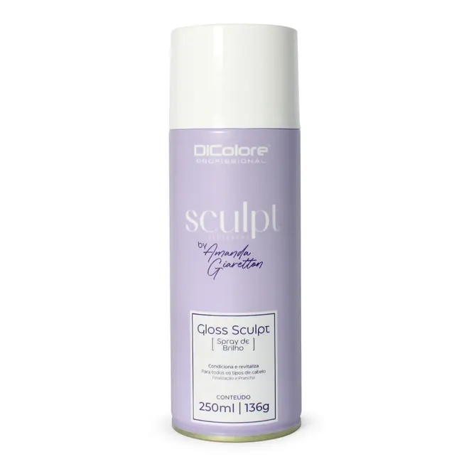 SPRAY DE BRILHO GLOSS SCULPT - 250ML/136G  1