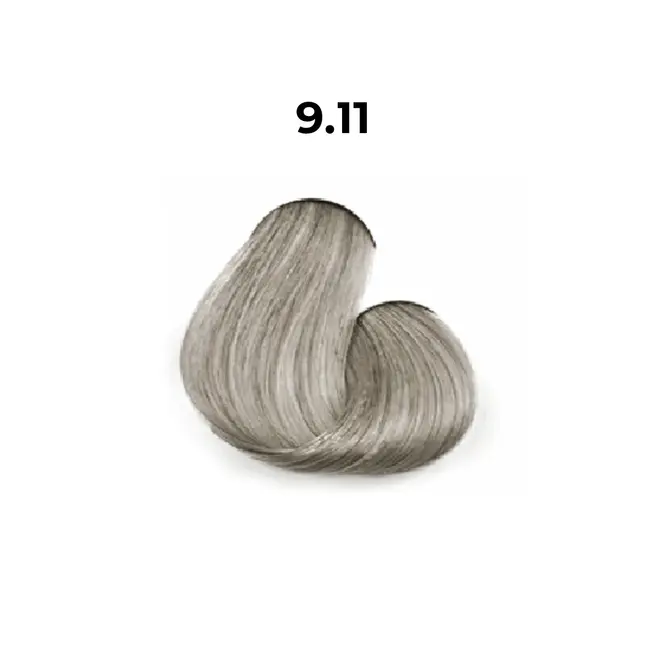 SENSITIVE COLORS 9.11 LOURO MUITO CLARO CINZA INTENSO - TINTURA SEM PPD 60G  2