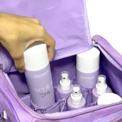 MALETA COM DIVISÓRIAS PARTA PENTEADOS - LINHA SCULPT