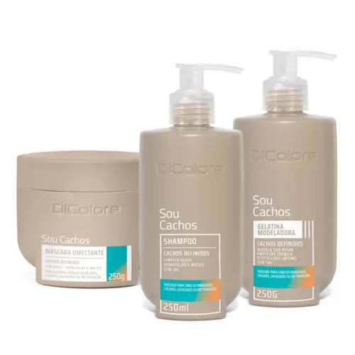 Kit com Gelatina de Cachos - Sou Cachos