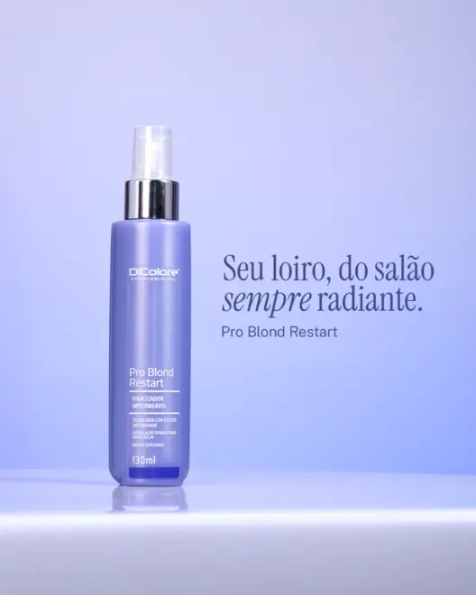 Finalizador Impermeável de Loiros Pro Blond Restart - 130ml  2