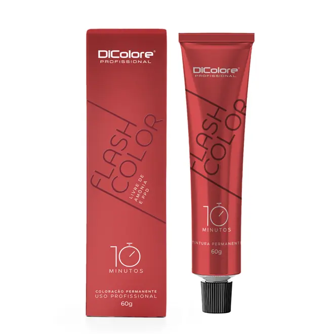 Flash Color 8.7 Louro Claro Marrom - Coloração em 10 Minutos 60G  2