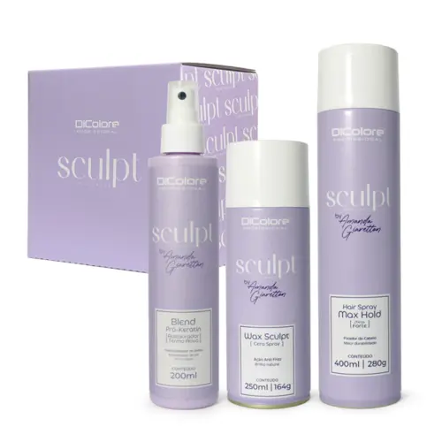 Sculpt  Antifrizz + Fixação Kit para todos os Penteados