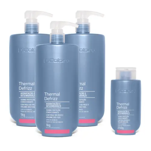 Kit Thermal Drefrizz -  3 Lavatórios + 1 Revenda + Capa de Seda Brinde