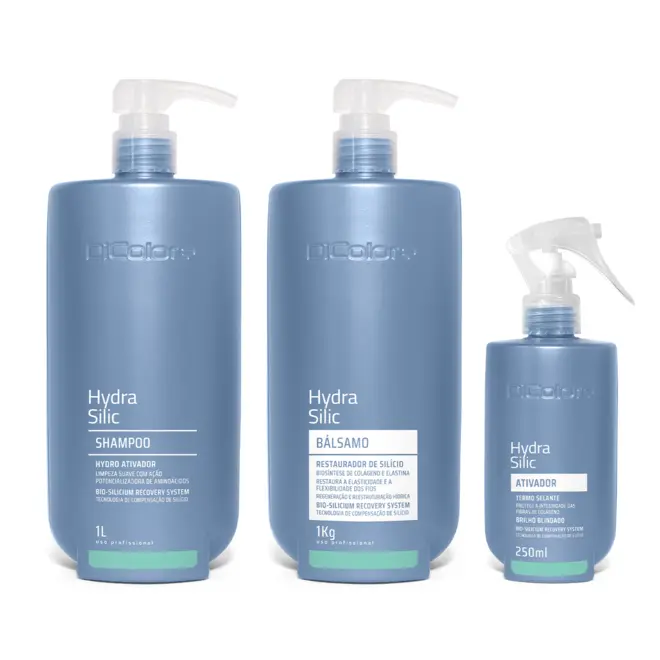 HYDRA SILIC Kit Anti Afinamento dos Fios + Capa de Seda de Brinde  1